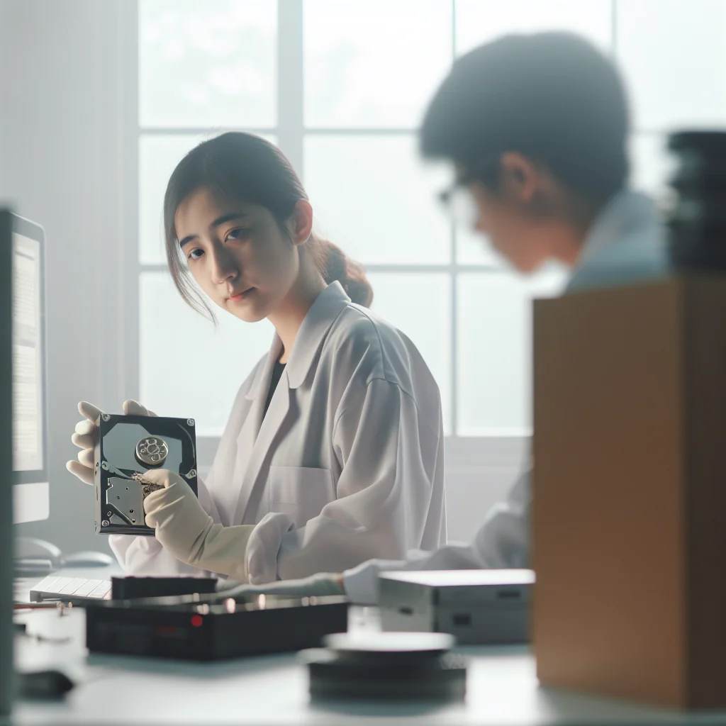 data recovery, hard drive rescue, technician, digital security, clean lab